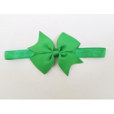 "Coco" petite bow headband - Emerald